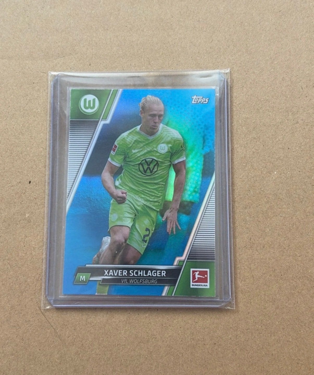 Xaver Schlager /99, Verzamelen, Ophalen of Verzenden, Zo goed als nieuw, Buitenlandse clubs, Spelerskaart