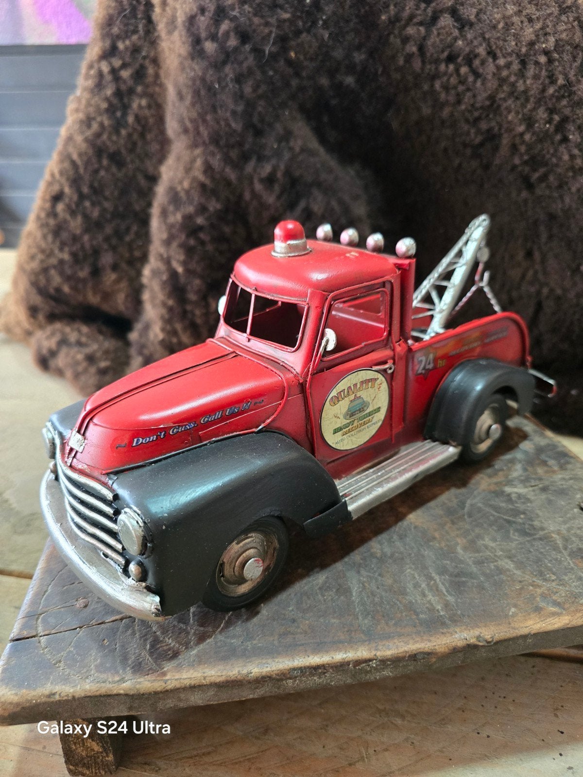 F9 > Takelwagen Ijzeren zelfgemaakte 27x12x13, Ophalen of Verzenden