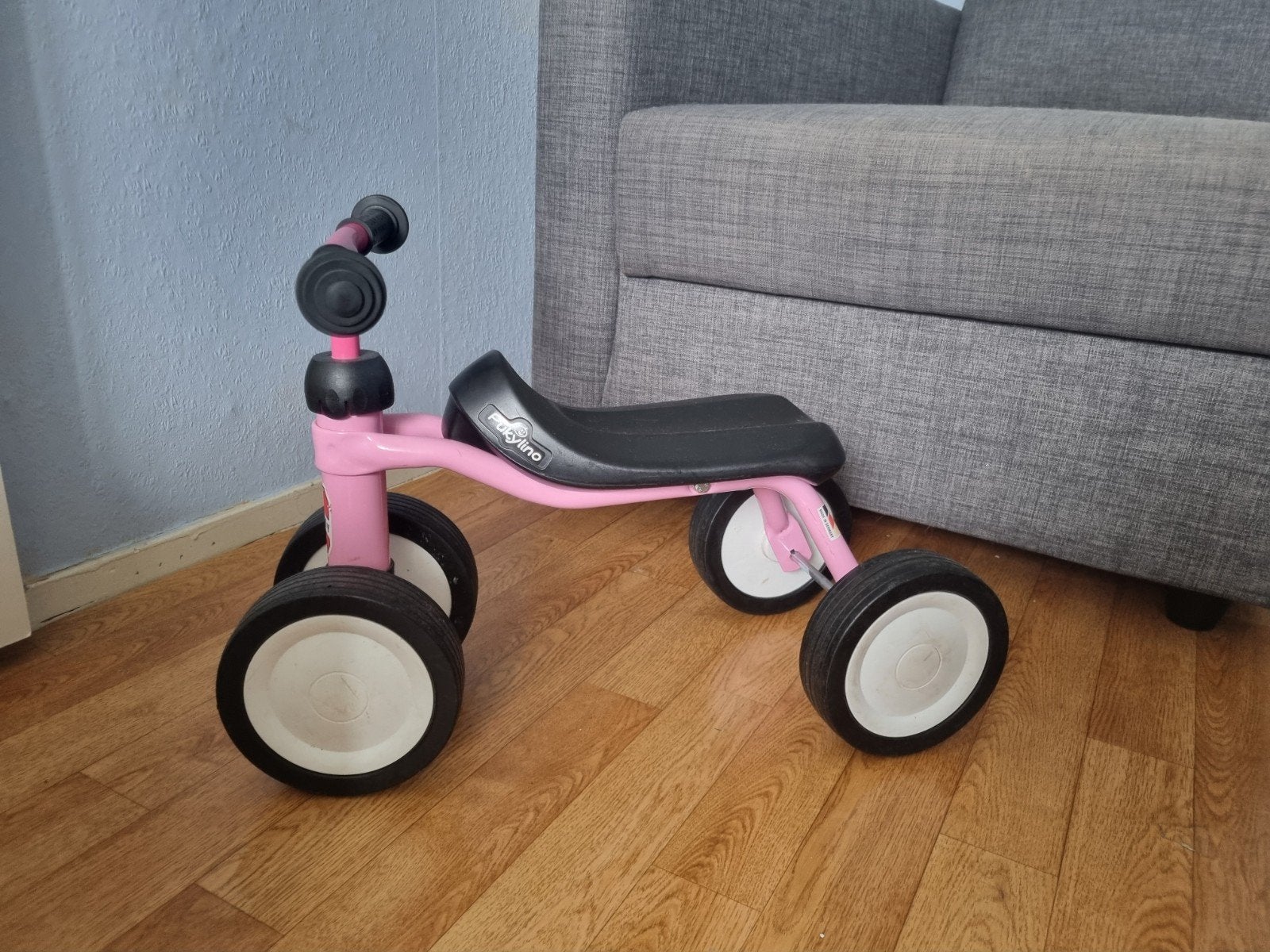 Puky Pukylino loopfiets roze - Zo goed als nieuw, Ophalen, Zo goed als nieuw, Loopfiets