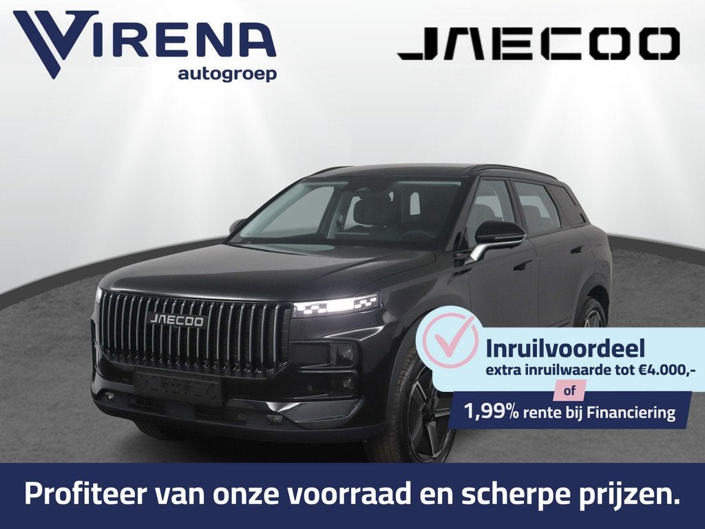 Jaecoo 7 1.5 GDI PHEV Exclusive - Inruilpremie € 1.500,- -, Auto's, Overige Auto's, Zwart, Zwart, Nieuw, Hybride Elektrisch/Benzine
