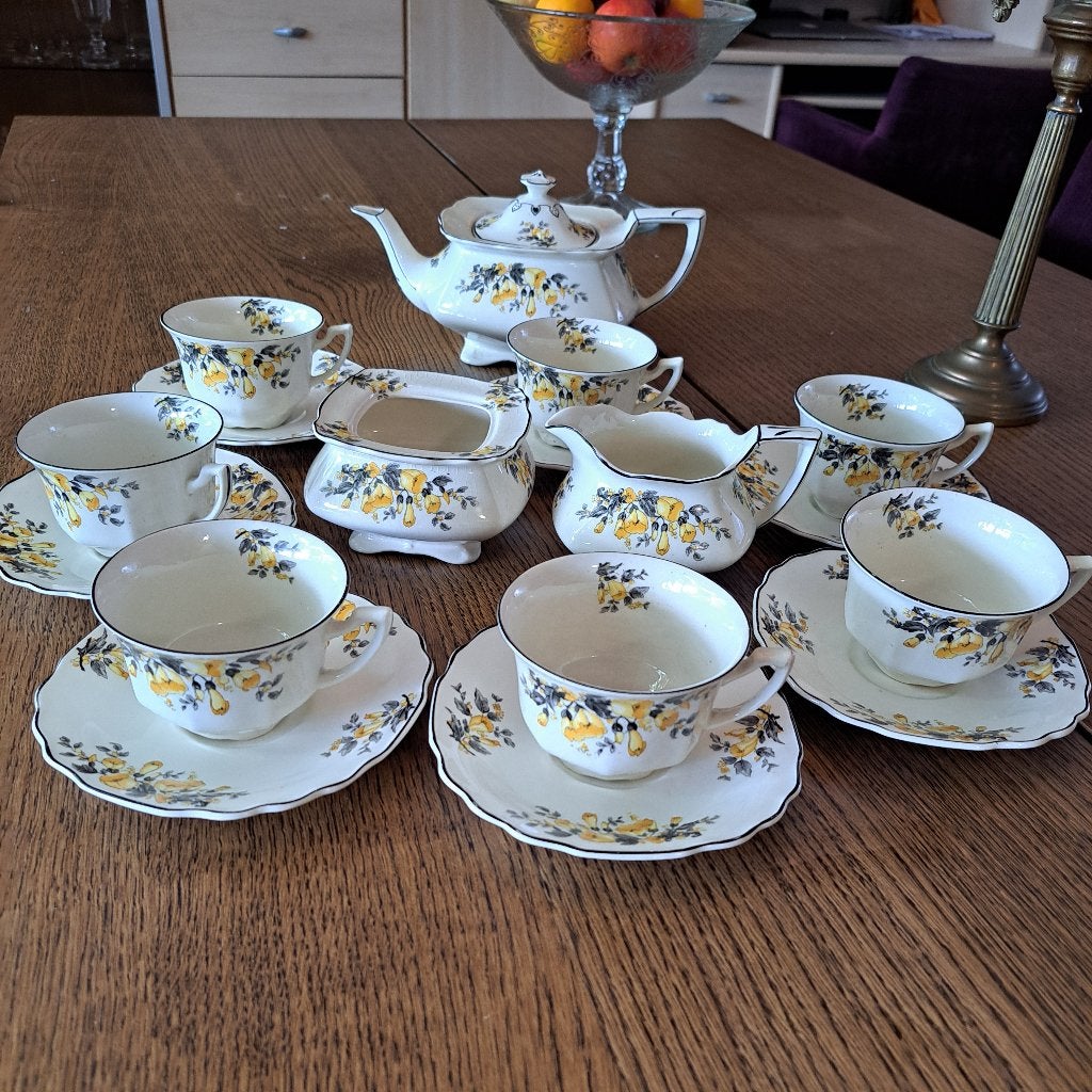 Antiek  Myott Son & Co theeserviesset, Ophalen of Verzenden