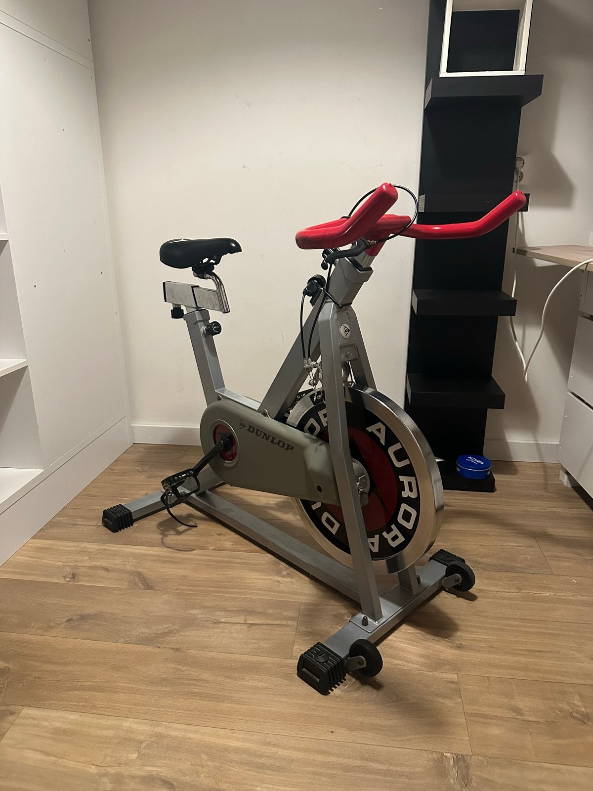 Dunlop Aurora Spinningfiets - vliegwiel, Ophalen, Spinningfiets, Zo goed als nieuw, Metaal