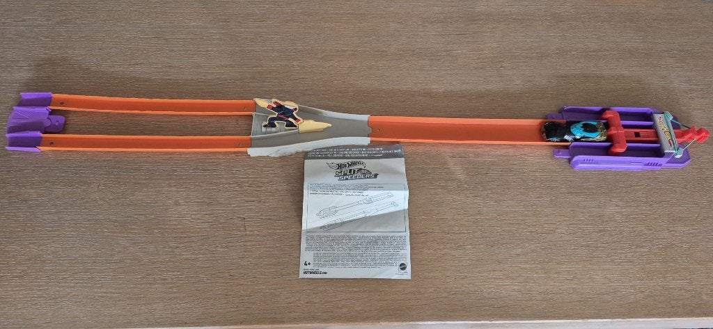 Hot Wheels track splitter, Ophalen, Racebaan, Zelf te bouwen, Zo goed als nieuw