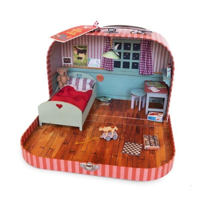 Het Muizenhuis koffer to go - Slaapkamer (Limited Edition), Knutselen, Nieuw, Ophalen of Verzenden, Info@bezigebijtjezzz.nl