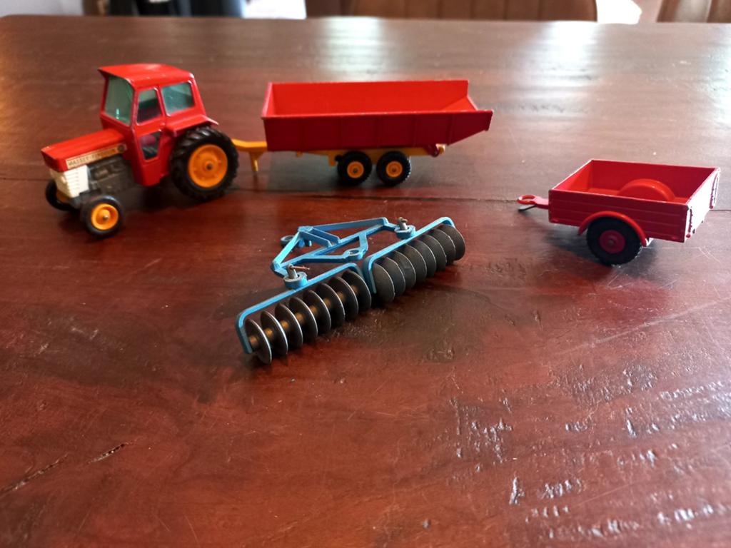 Matchbox Massey Ferguson no.165. i.z.g.st., Ophalen of Verzenden, Gebruikt, Tractor of Landbouw, Matchbox