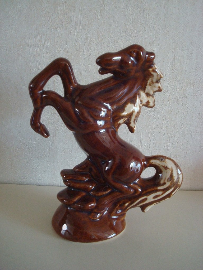 Beeld steigerend paard, Ophalen of Verzenden, Zo goed als nieuw, Dier