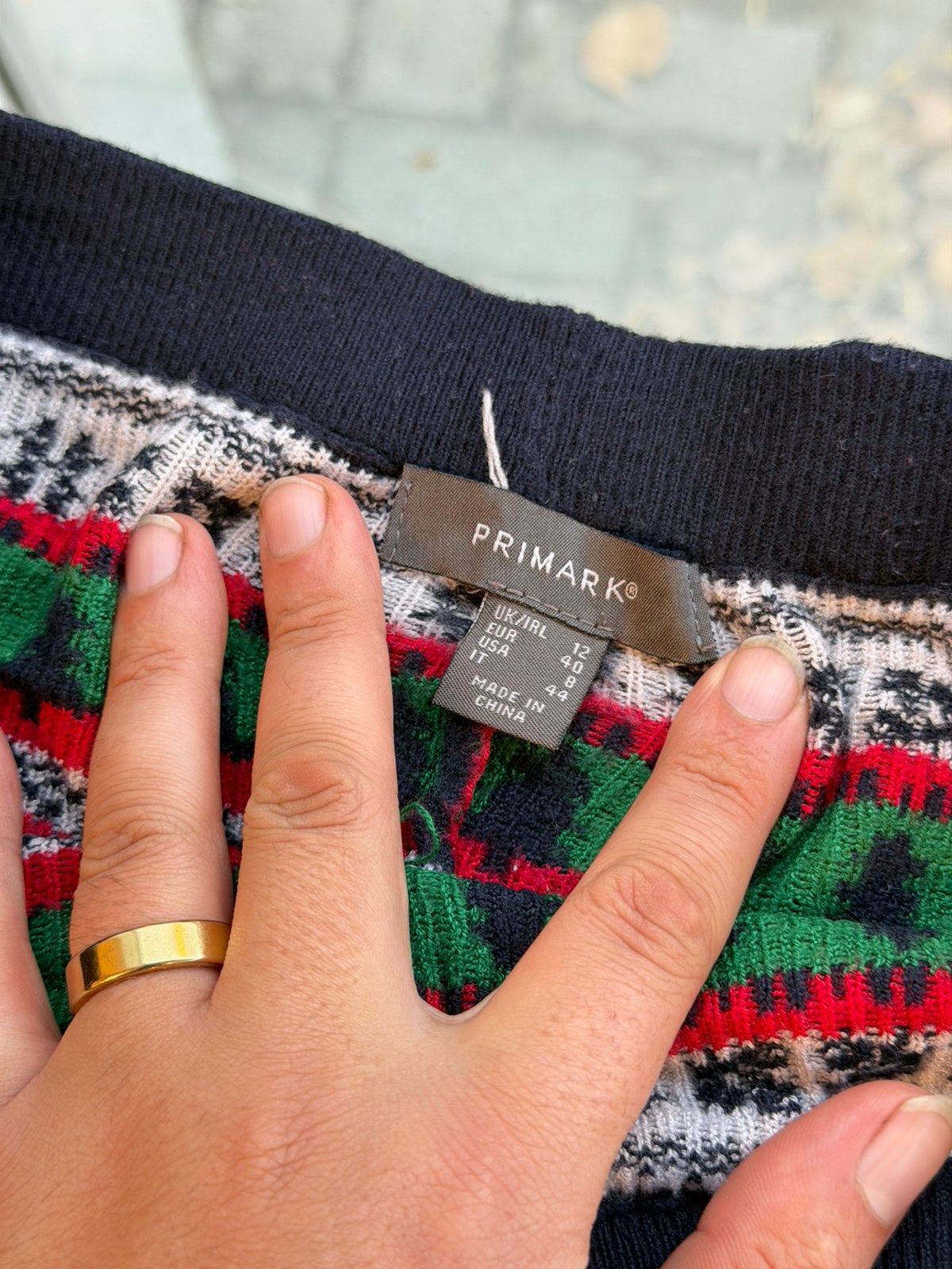 Primark Foute Kerstbroek Pyjamabroek M Kerst Dames Heren, Maat 38/40 (M), P, P, P