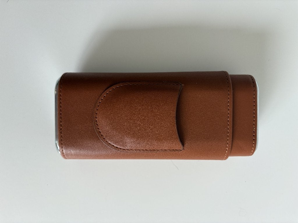 2x Sigarenetui | Cigar Travel Case | Almost New Condition, Ophalen of Verzenden, Zo goed als nieuw, Tabaksdoos of Verpakking