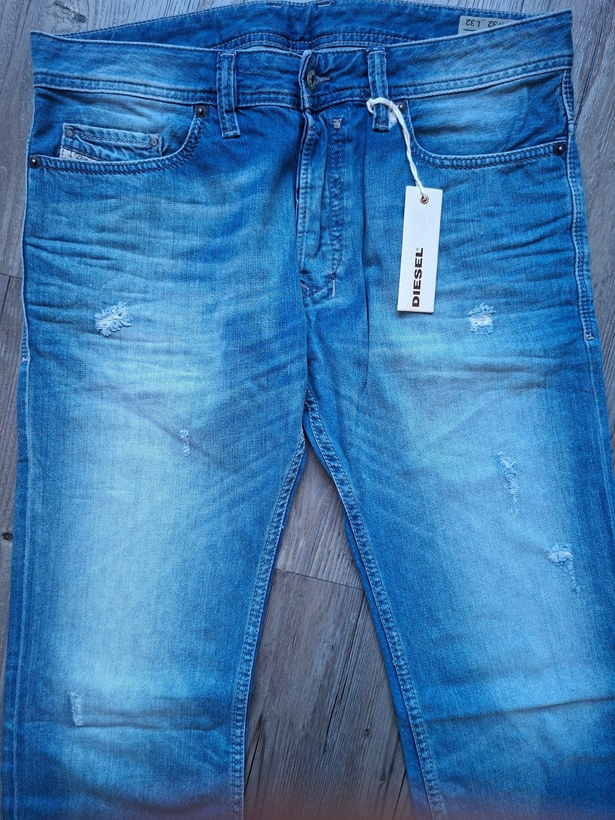 DIESEL Safado regular-slimfit jeans W32 L32, Diesel, Blauw, Nieuw, W32 (confectie 46) of kleiner