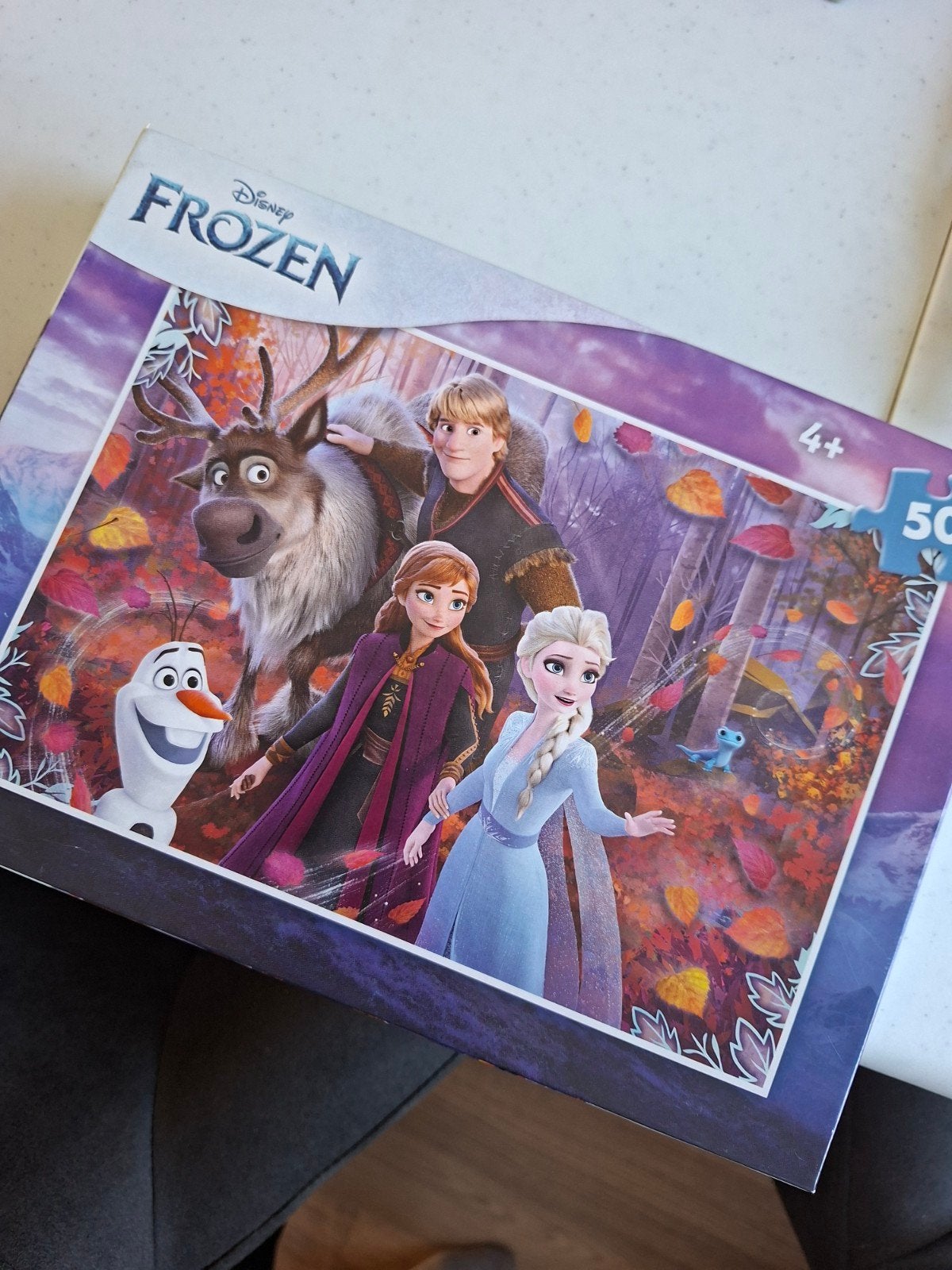 Disney Frozen 2 puzzel 50 stukjes, Ophalen of Verzenden, 10 tot 50 stukjes, Gebruikt, 4 tot 6 jaar