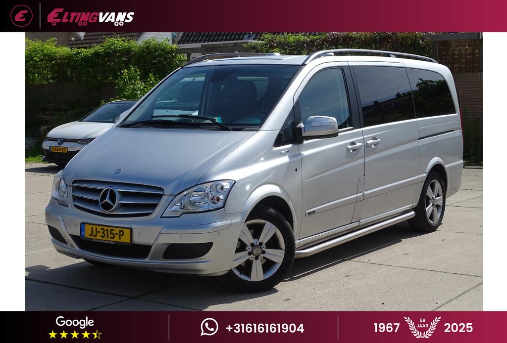 Mercedes-Benz Viano 2.2 CDI Trend Lang 7 Zitplaatsen, Auto's, Mercedes-Benz, Euro 5, Gebruikt, Zwart, 255 €/maand