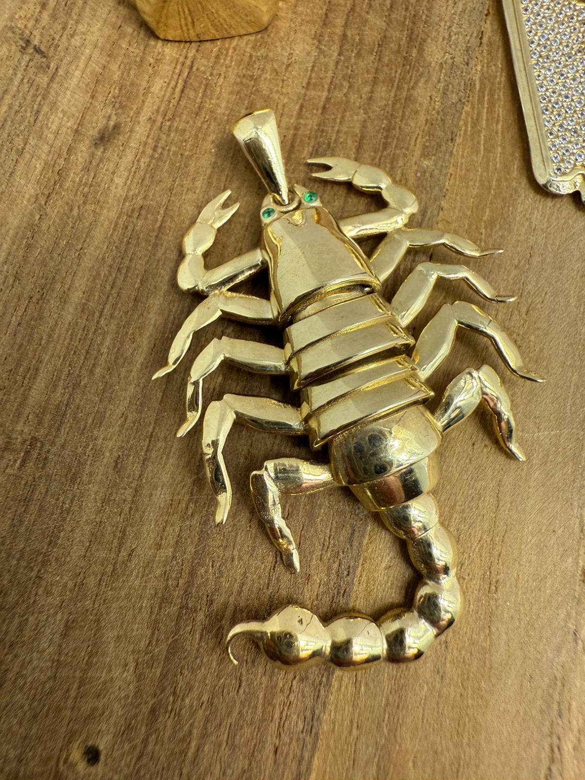 Prachtige 14 karaats gouden schorpioen hanger | ITALY, Ophalen of Verzenden, Nieuw, Goud