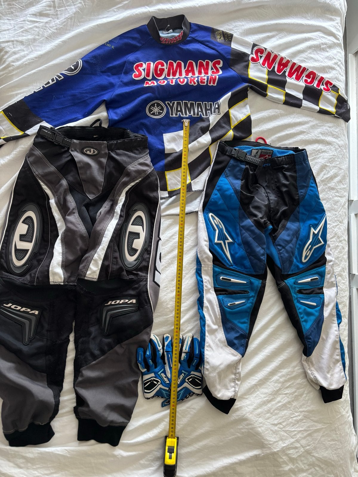 Motorcrosskleding set: Yamaha shirt, Jopa broek, handschoene, Ophalen, Tweedehands, Heren, Motorcrosskleding