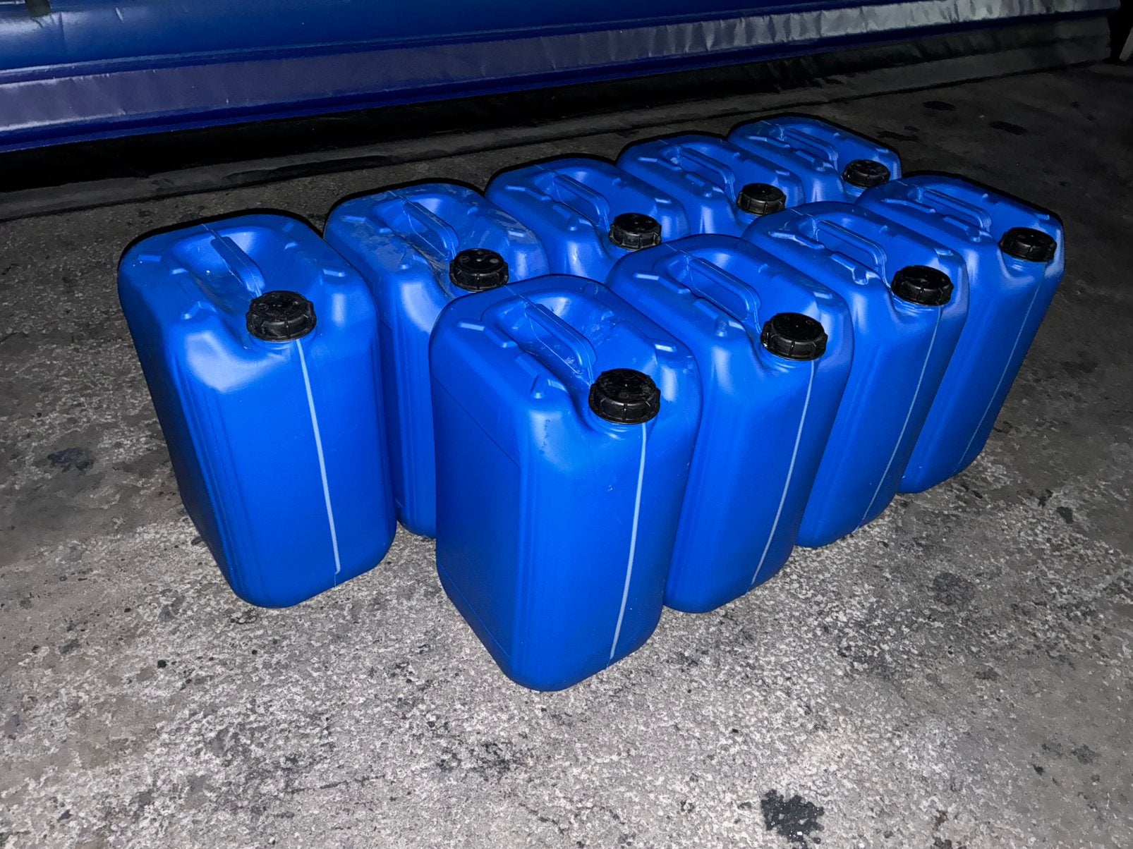 Grote Partij Jerrycans, vaten, tonnen 25 liter UN Gekeurd, Minder dan 75 liter, Ophalen, Zo goed als nieuw, Kunststof