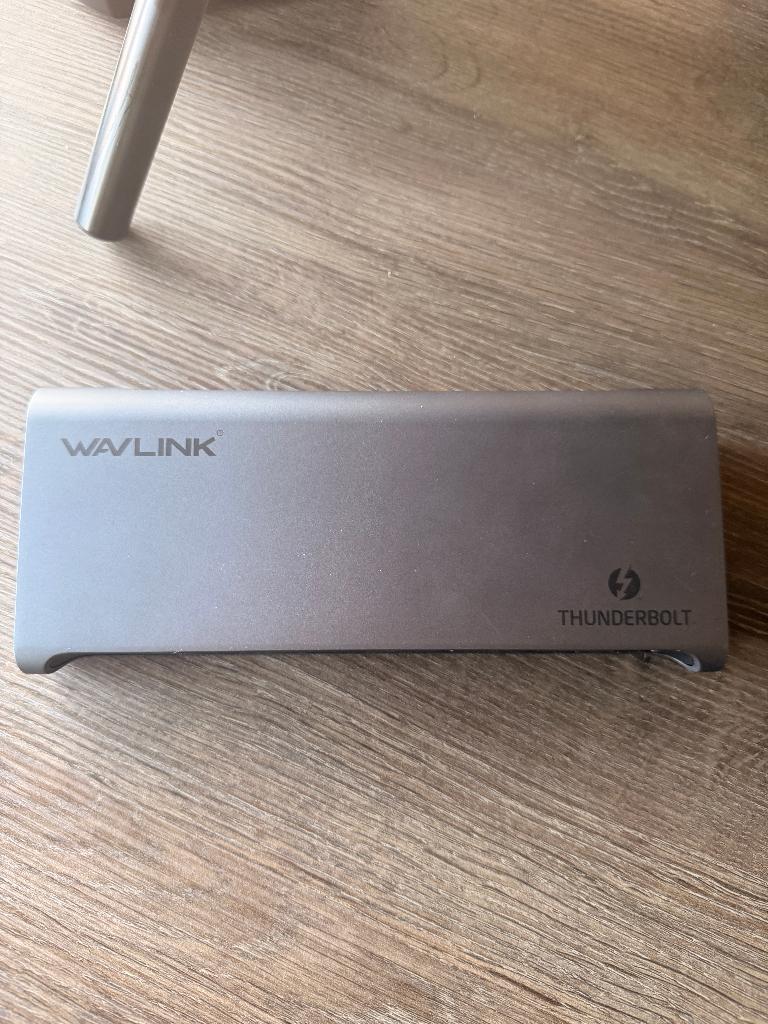Wavlink Thunderbolt 3 Docking Station UTD03 - Dual 4K, 85W, Ophalen of Verzenden, Zo goed als nieuw, Docking station, Laptop