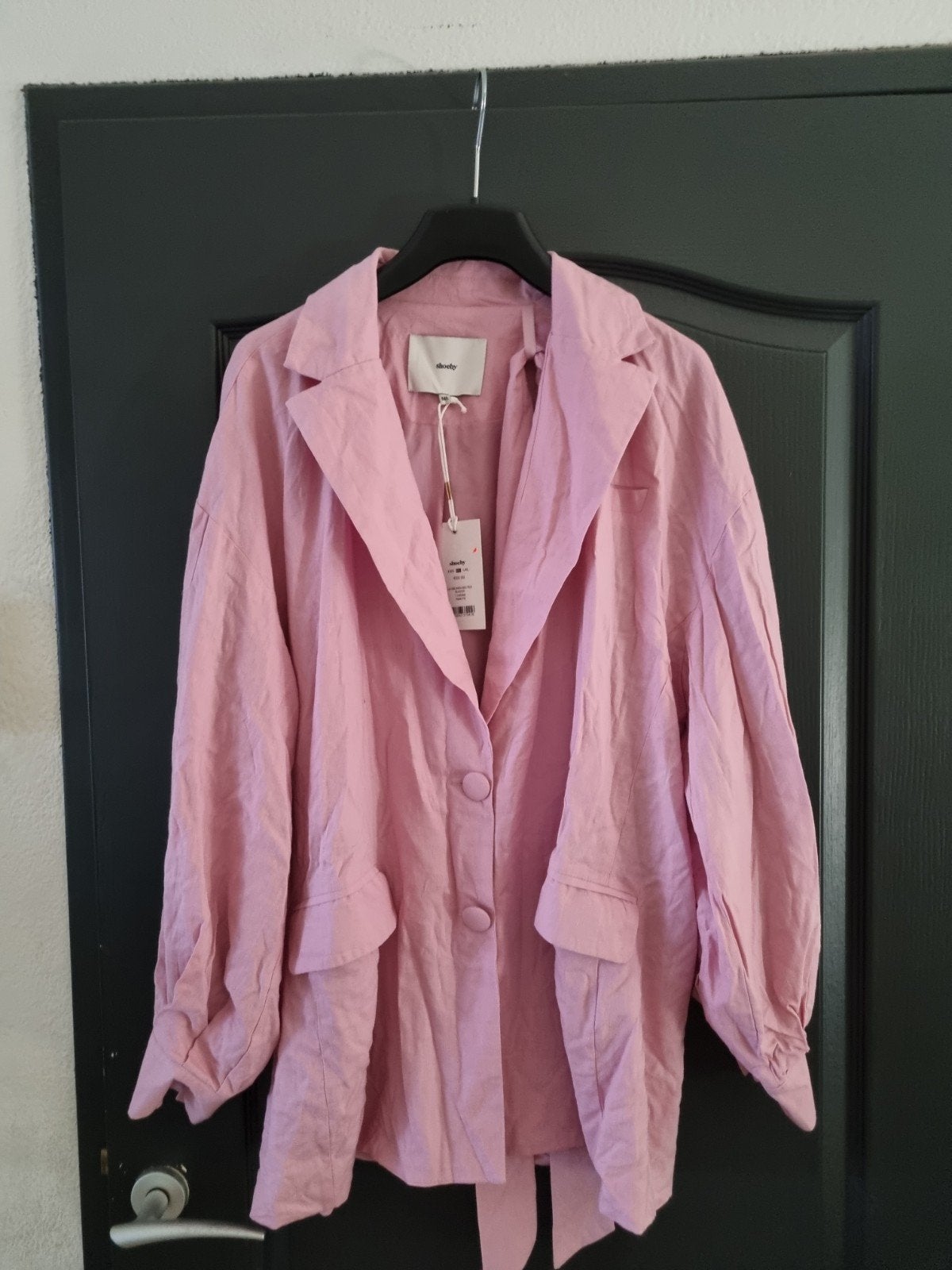 NIEUW! Shoeby Roze Linnen Blazer M/L, Maat 38/40 (M), Nieuw, Ophalen of Verzenden, Jasje
