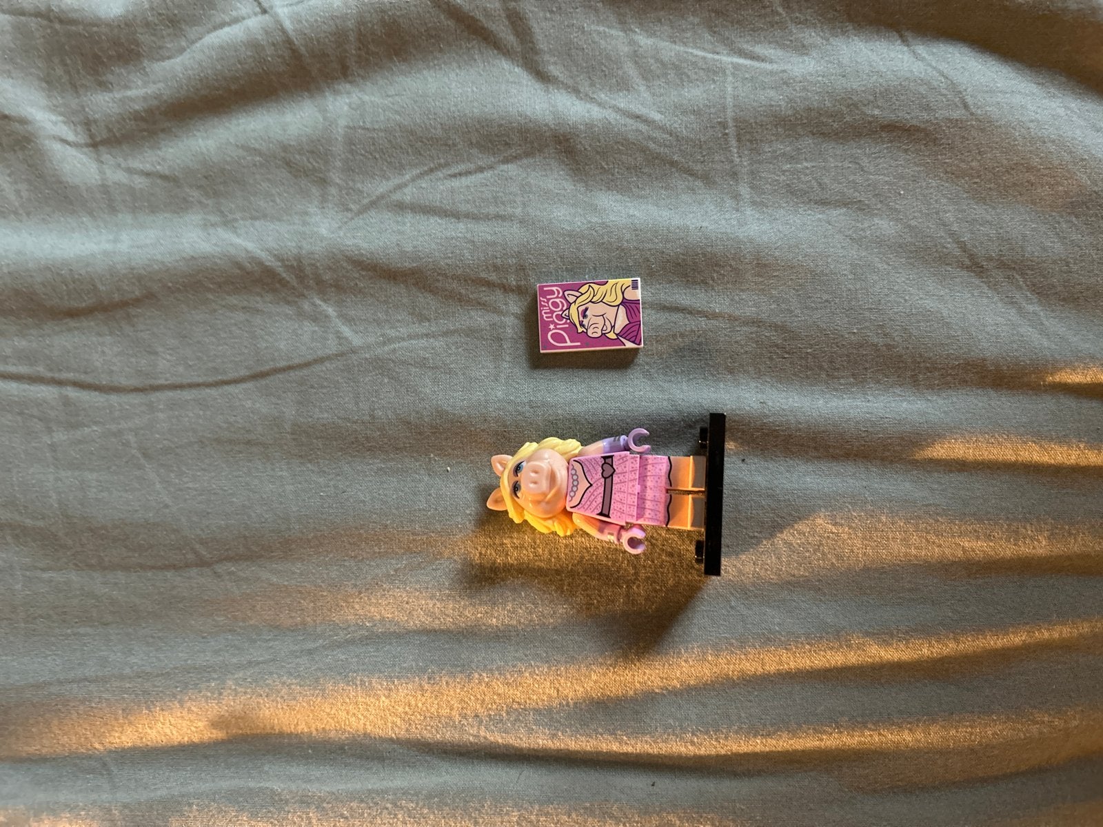 Lego Minifiguur Miss Piggy - The Muppets, Lego, Ophalen of Verzenden, Zo goed als nieuw, Minifiguren serie