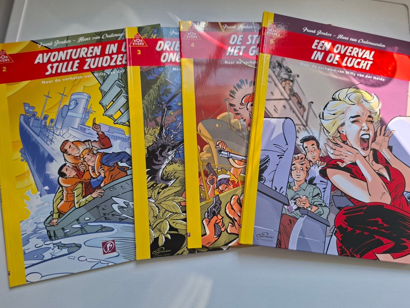 Bob Evers stripboeken en 1 hc + 3x  gesigneerd met voorwoord, Complete serie of reeks, Ophalen of Verzenden, Zo goed als nieuw