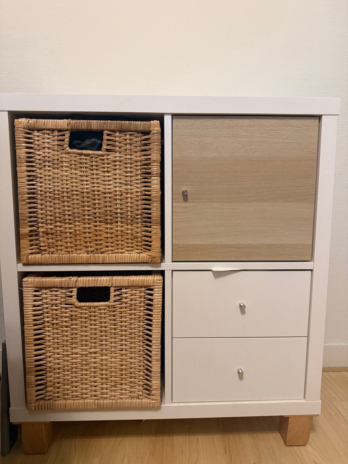 IKEA Kallax kast met manden en lades, Ophalen, Gebruikt