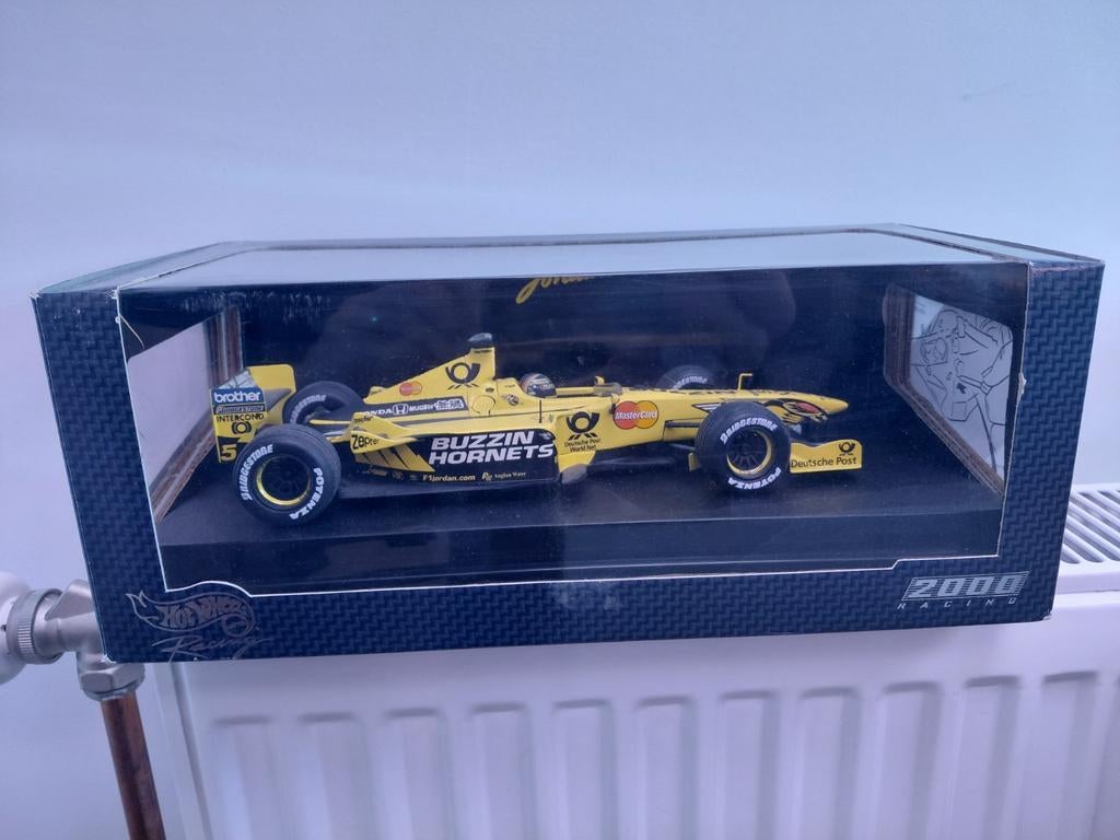 Heinz -Harald Frentzen 2000 Jordan 1:18, Ophalen of Verzenden, Zo goed als nieuw, Auto, Hot Wheels