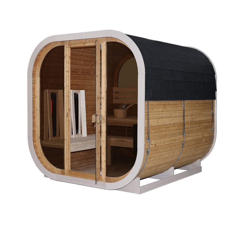 Passion | Amara 220 Combi Sauna | Nieuw uit voorraad, Ophalen of Verzenden, Nieuw, Fins of Traditioneel, Complete sauna