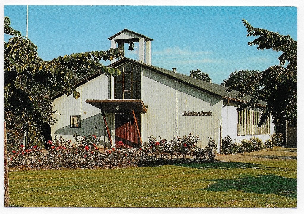 Voorthuizen Ichthuskerk Ongelopen Ansichtkaart (B4432 ), Ophalen of Verzenden, 1980 tot heden, Ongelopen