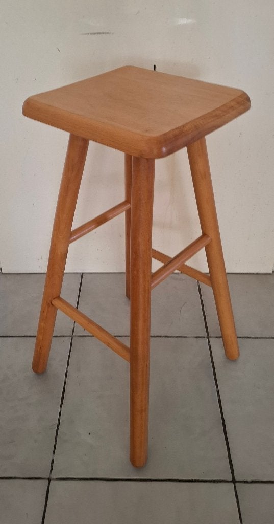 barkruk beuken, Ophalen, Gebruikt, 60 tot 90 cm, 1 kruk