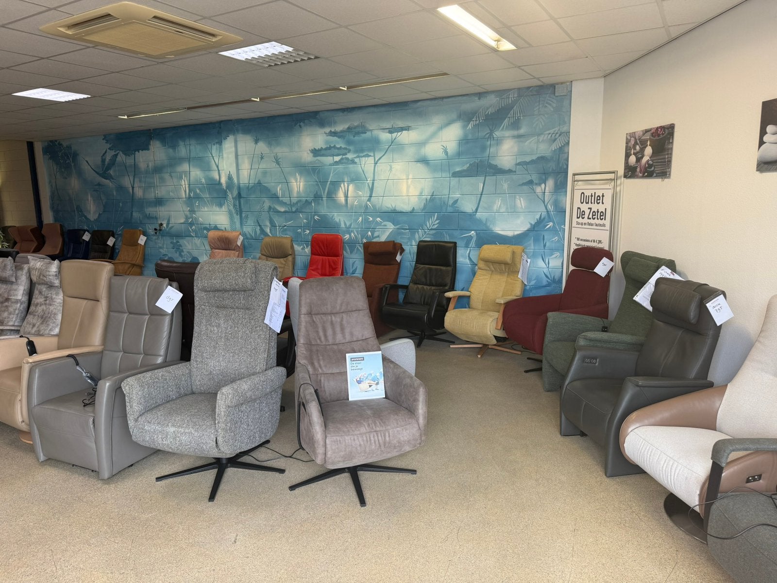 Outlet sta op relax stoel relaxfauteuil direct leverbaar