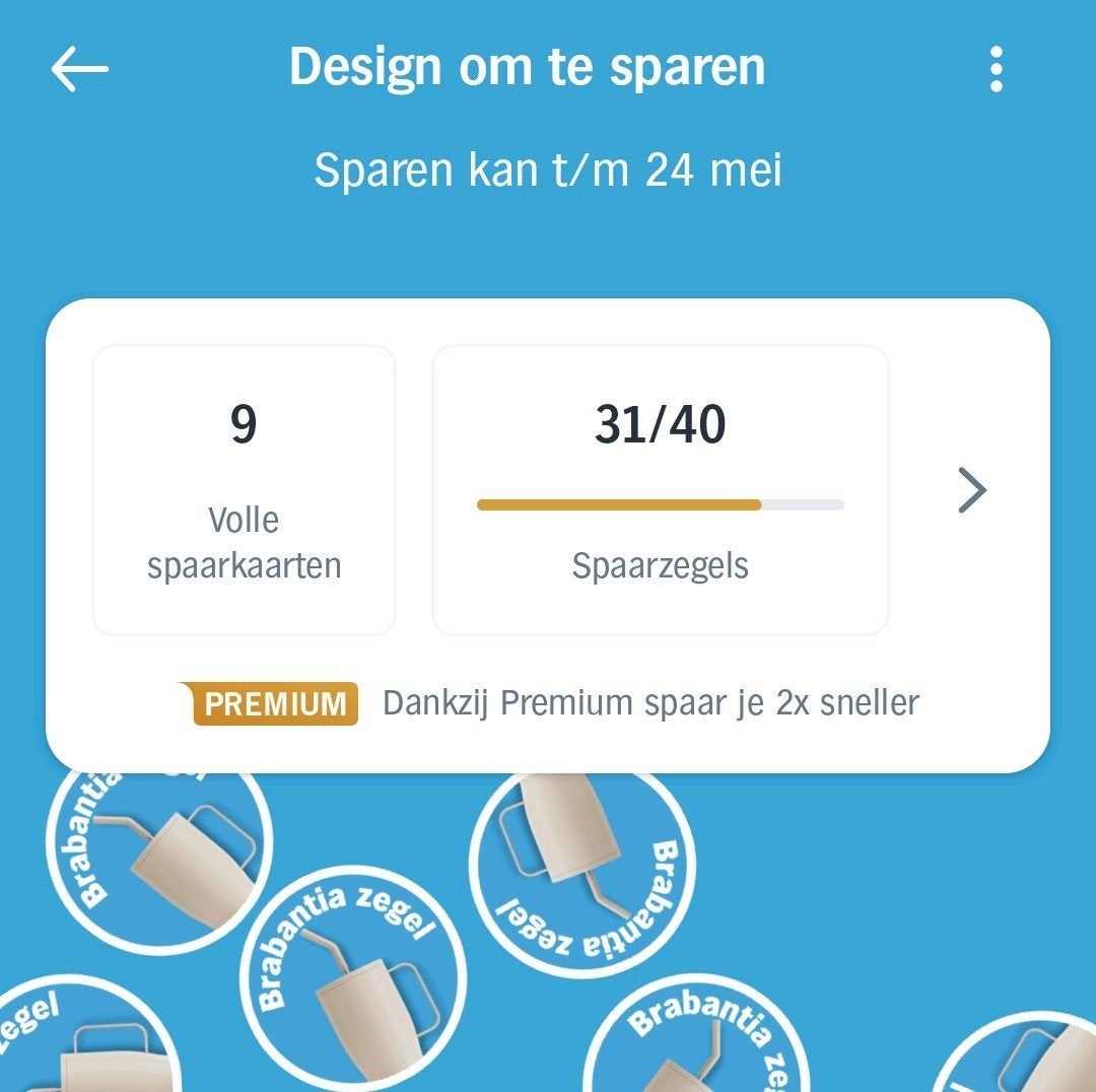 AH / Albert Heijn Brabantia spaarzegels / volle kaarten, Ophalen of Verzenden, Winkel, Super of Benzinepomp, Volle spaarkaart
