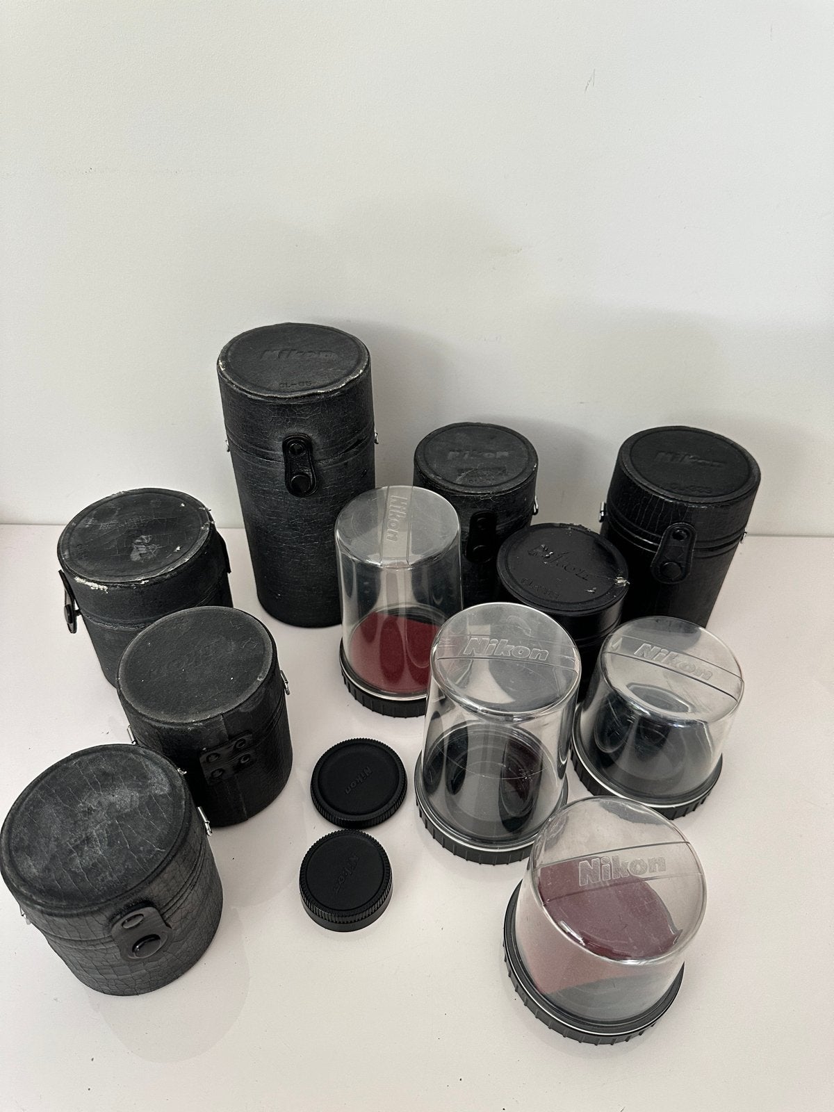 Nikon lenskokers en lensdoppen - diverse modellen in één koo, Nikon, Overige typen, Ophalen of Verzenden, Gebruikt