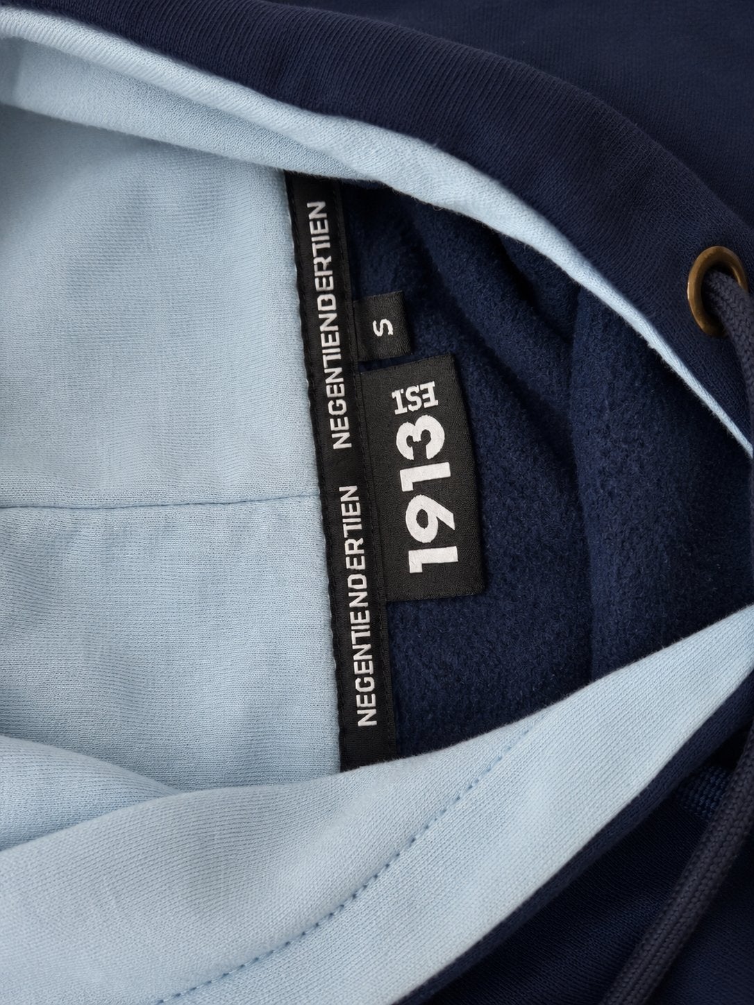 Official PSV Eindhoven 1913 hoodie, maat S, donker blauw, Ophalen of Verzenden, Gedragen, Maat 46 (S) of kleiner, Blauw