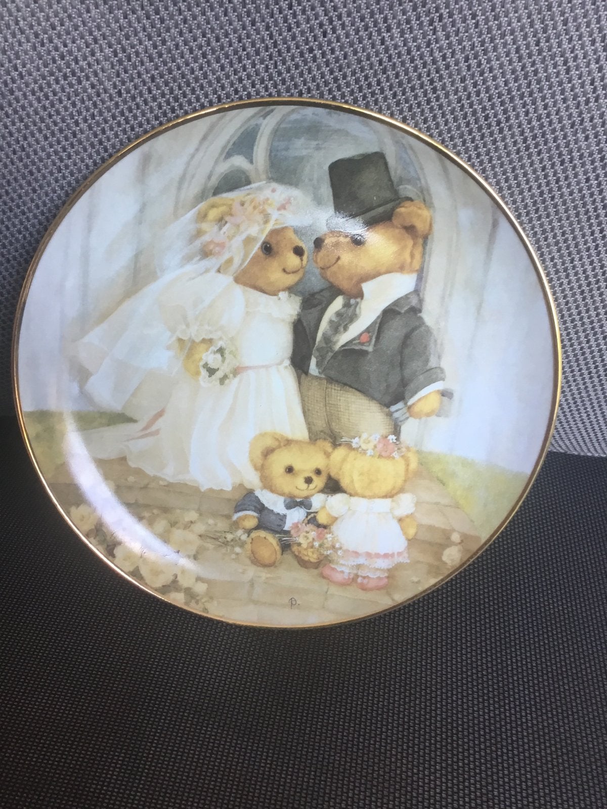Franklin Mint "Just Married" sierbord - Limited Edition, Ophalen