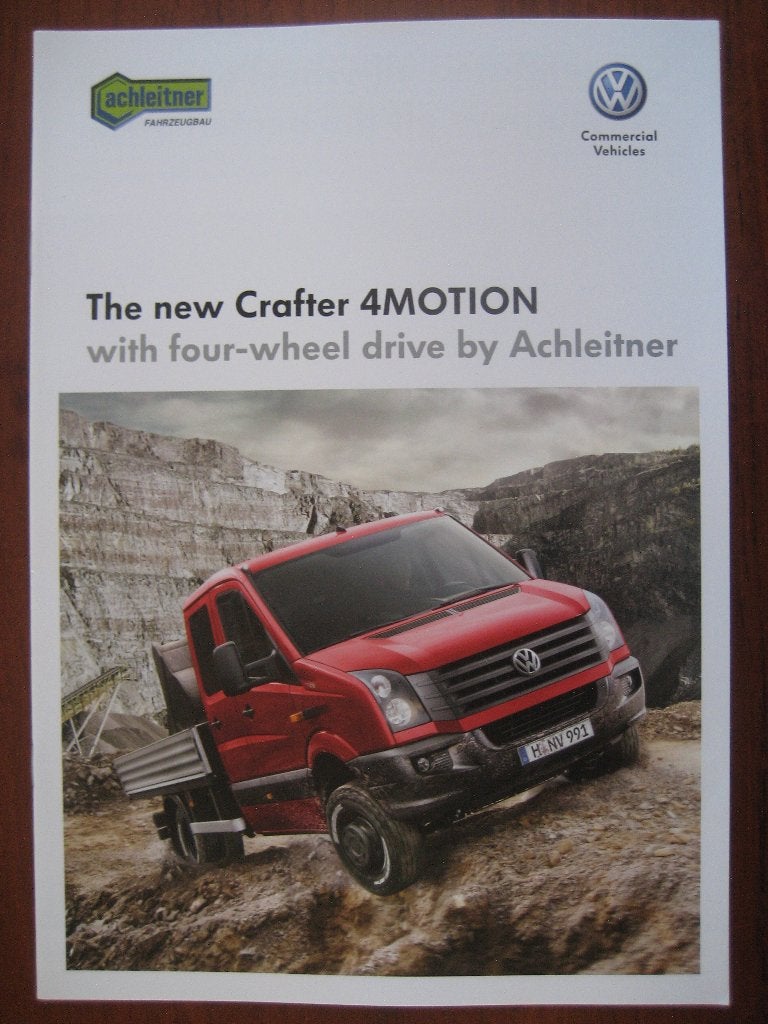 Volkswagen The new Crafter 4Motion with four-wheel drive, Ophalen of Verzenden, Nieuw, Volkswagen