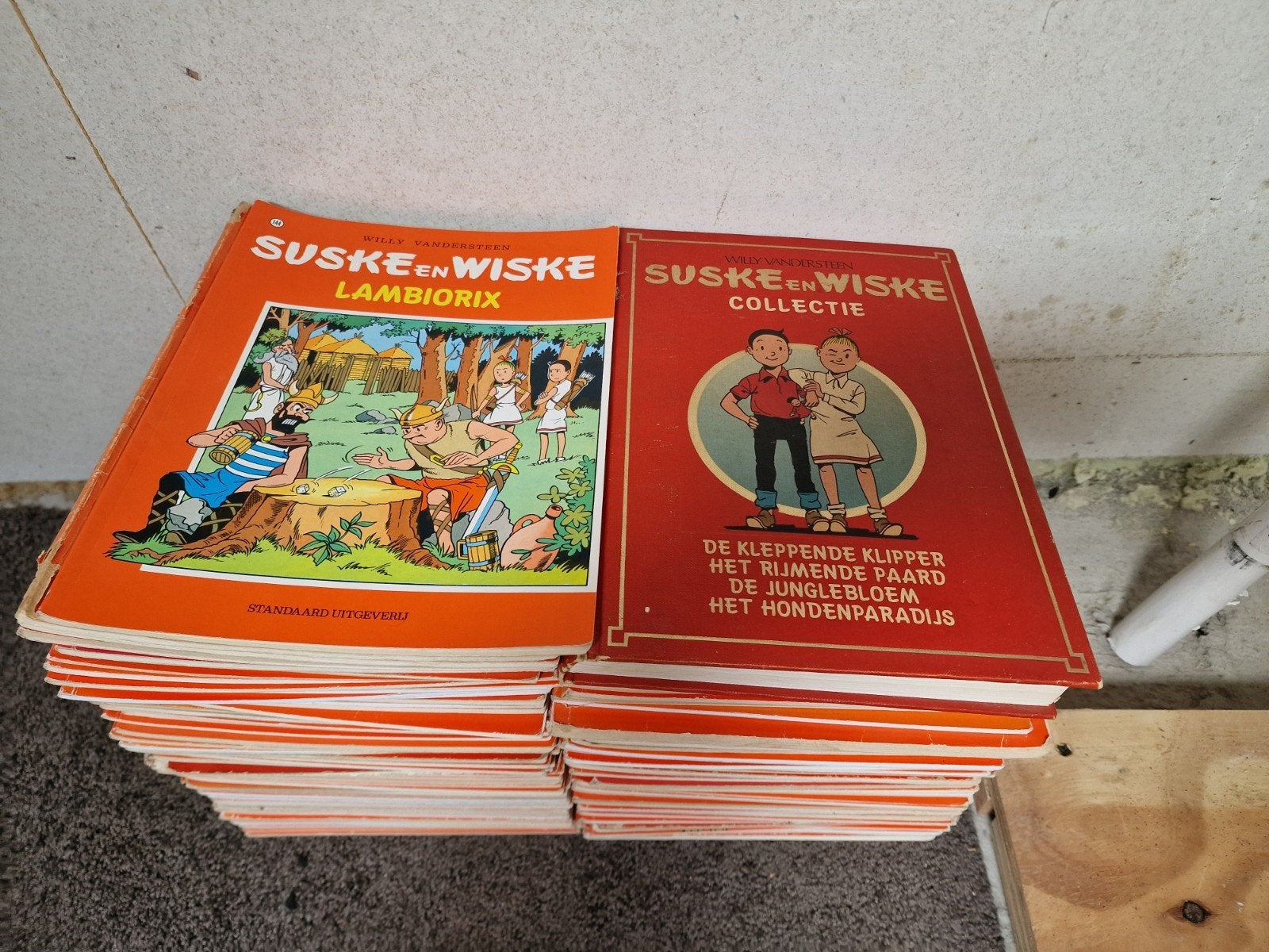 (ca. 115 st.)Grote collectie Suske en Wiske stripboeken, Meerdere stripboeken, Ophalen, Gelezen