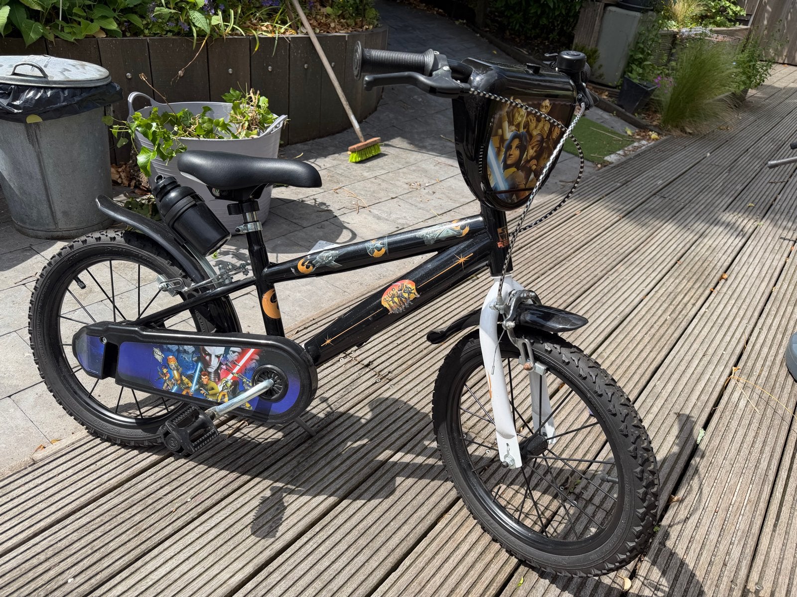 Star Wars kinderfiets 16 inch - Zo goed als nieuw!, Ophalen, Zo goed als nieuw, Velgrem, 16 tot 20 inch