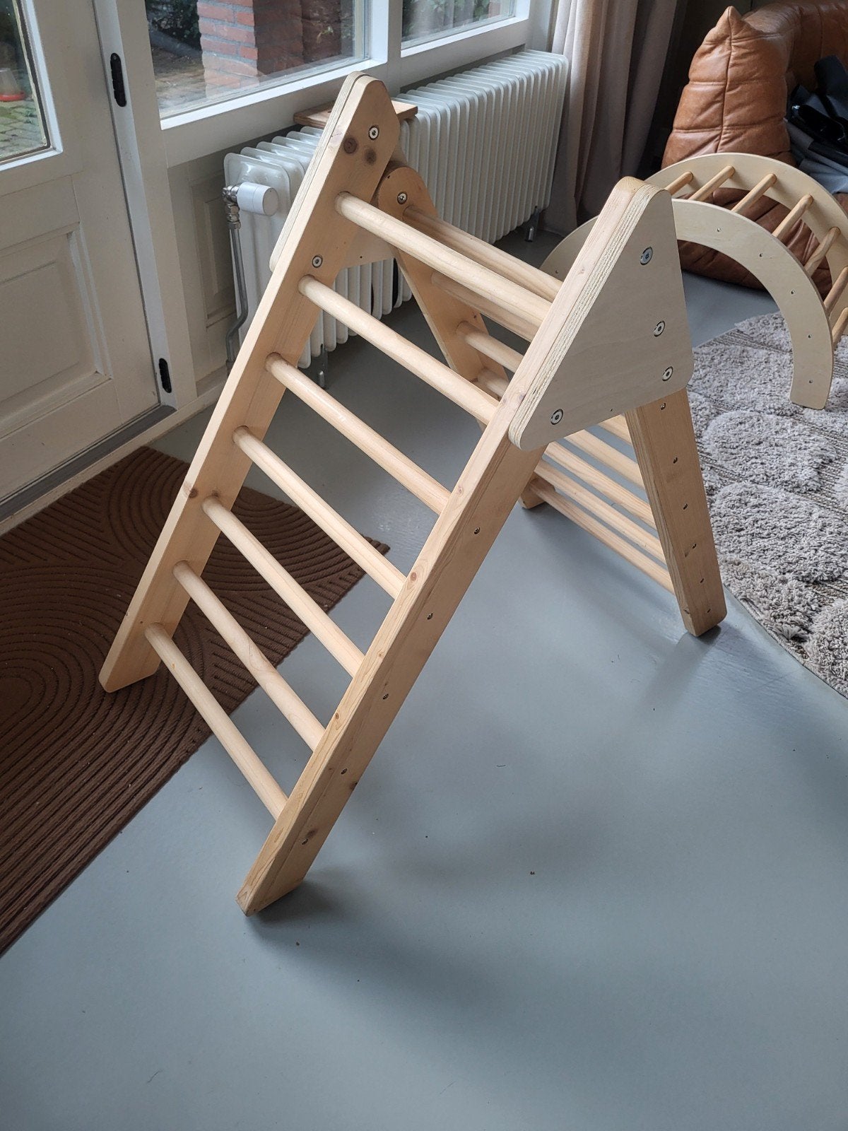 Houten klimrek voor kinderen - Montessori speelgoed, Ophalen, Zo goed als nieuw
