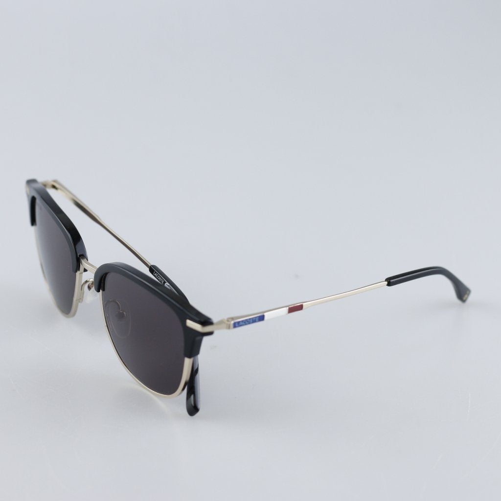 Lacoste L106SND 714 Ovaal Black Gold Zonnebril, Sieraden, Tassen en Uiterlijk, Lacoste, Zo goed als nieuw, Support@lacoste.com