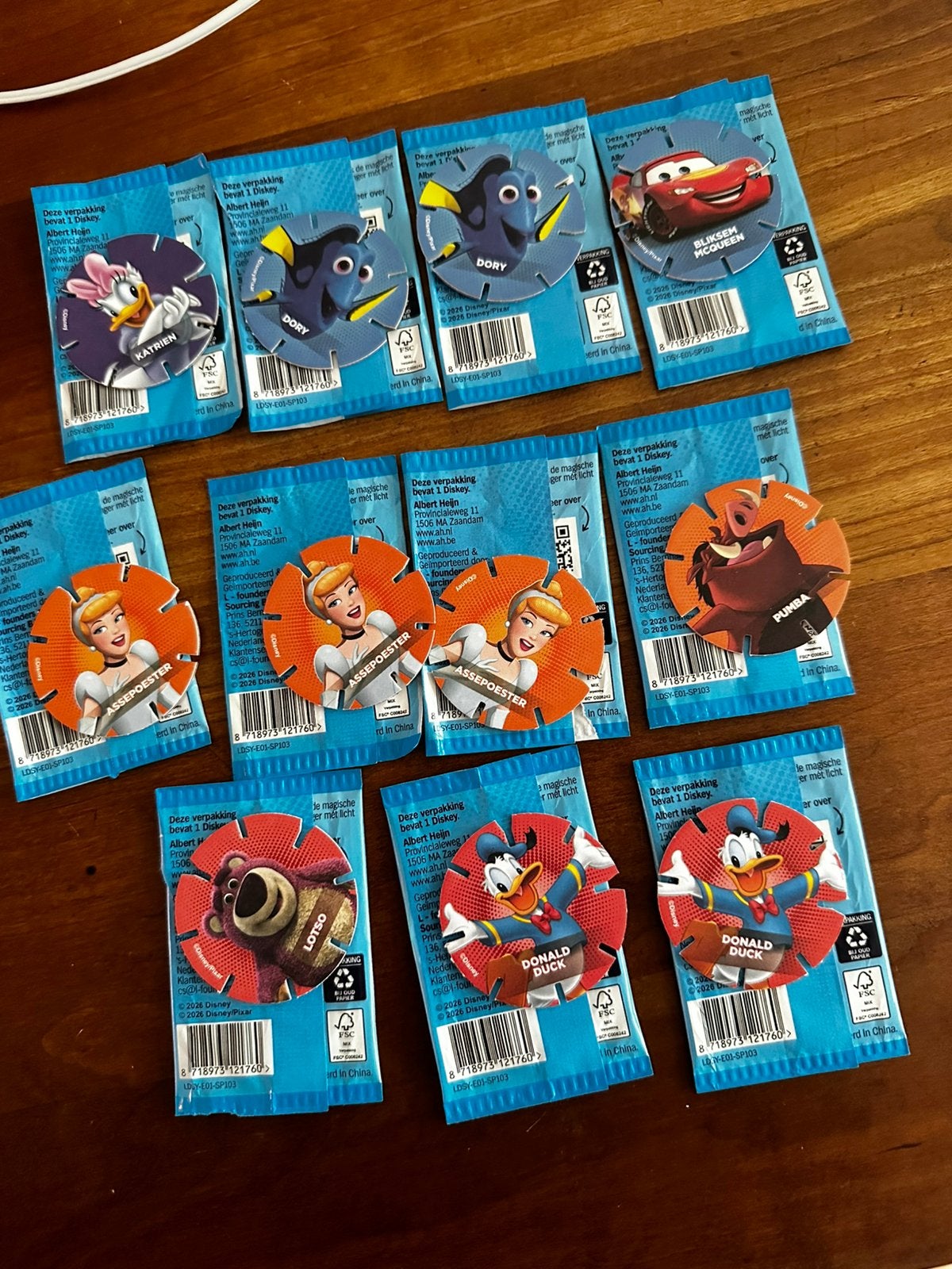 Diskeyz Albert Heijn ruilen, Verzamelen, Albert Heijn, Ophalen