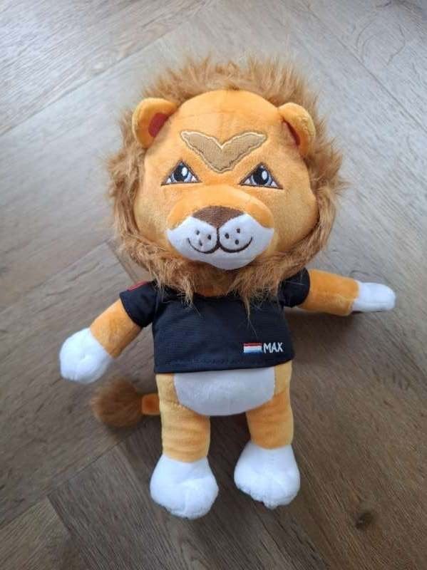 Max Verstappen Knuffelleeuw Jimmy, Oranje, Overige merken, Overige karakters, Nieuw
