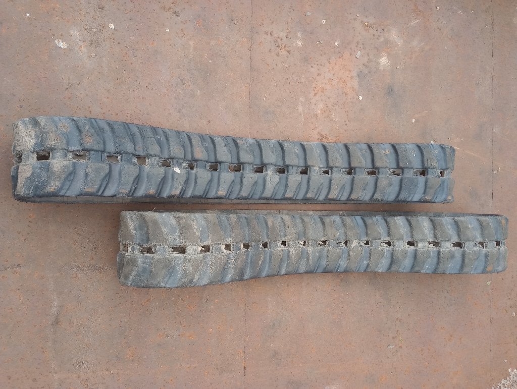 Set Rubbertracks graafmachine 180x72x38 rubberrups rupsband, Ophalen, Zo goed als nieuw