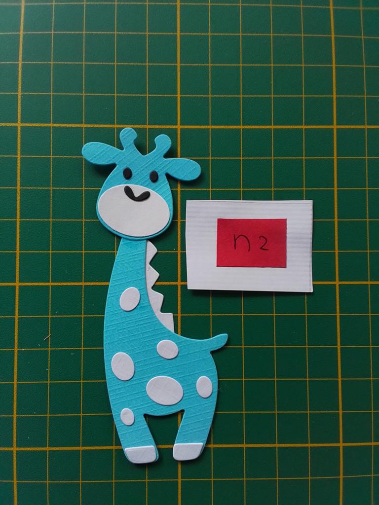 N2 Stansjes fel bauwe giraffe, Ophalen of Verzenden, Nieuw, Overige thema's, Overige typen