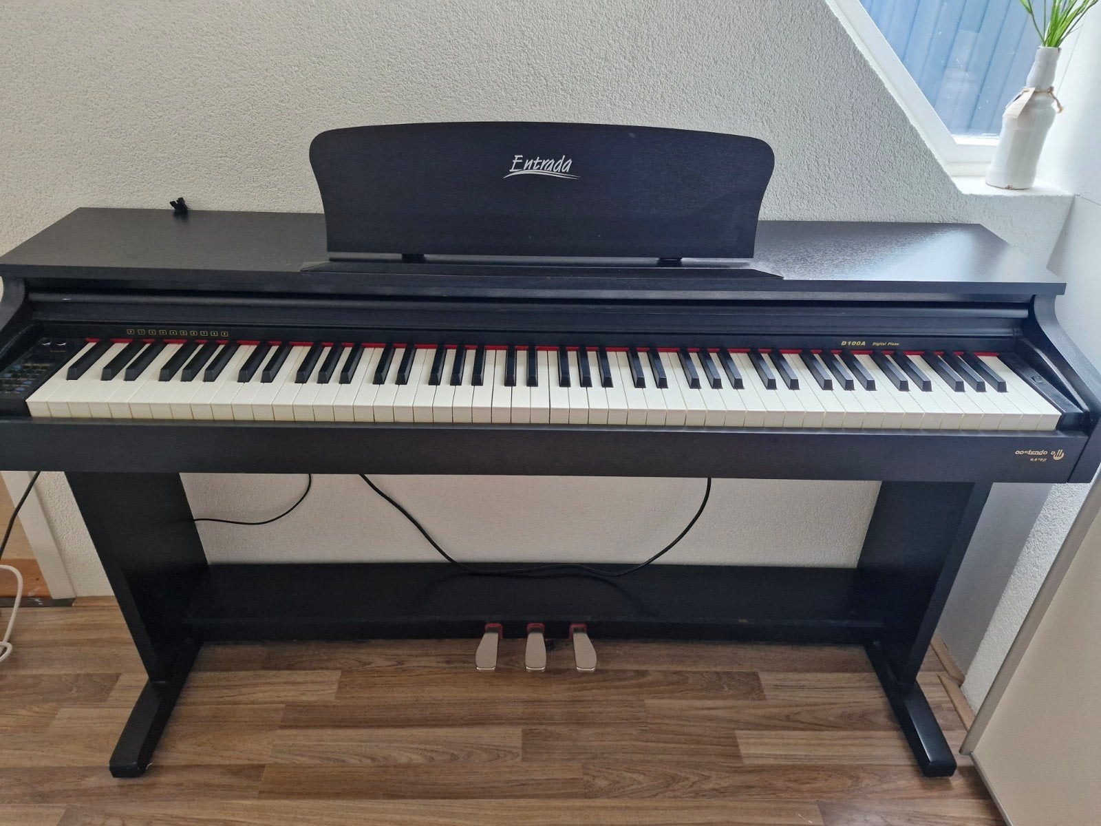 Entrada Digitaal Piano Zwart, Ophalen, Gebruikt, Zwart, Digitaal
