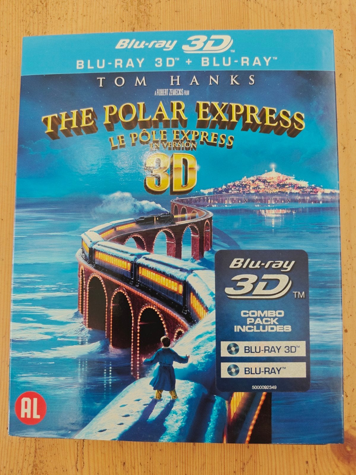 The Polar Express 3D Blu-ray + Blu-ray met slipcover, Nederlands, Alle leeftijden, Film, Met slipcover/slipcase