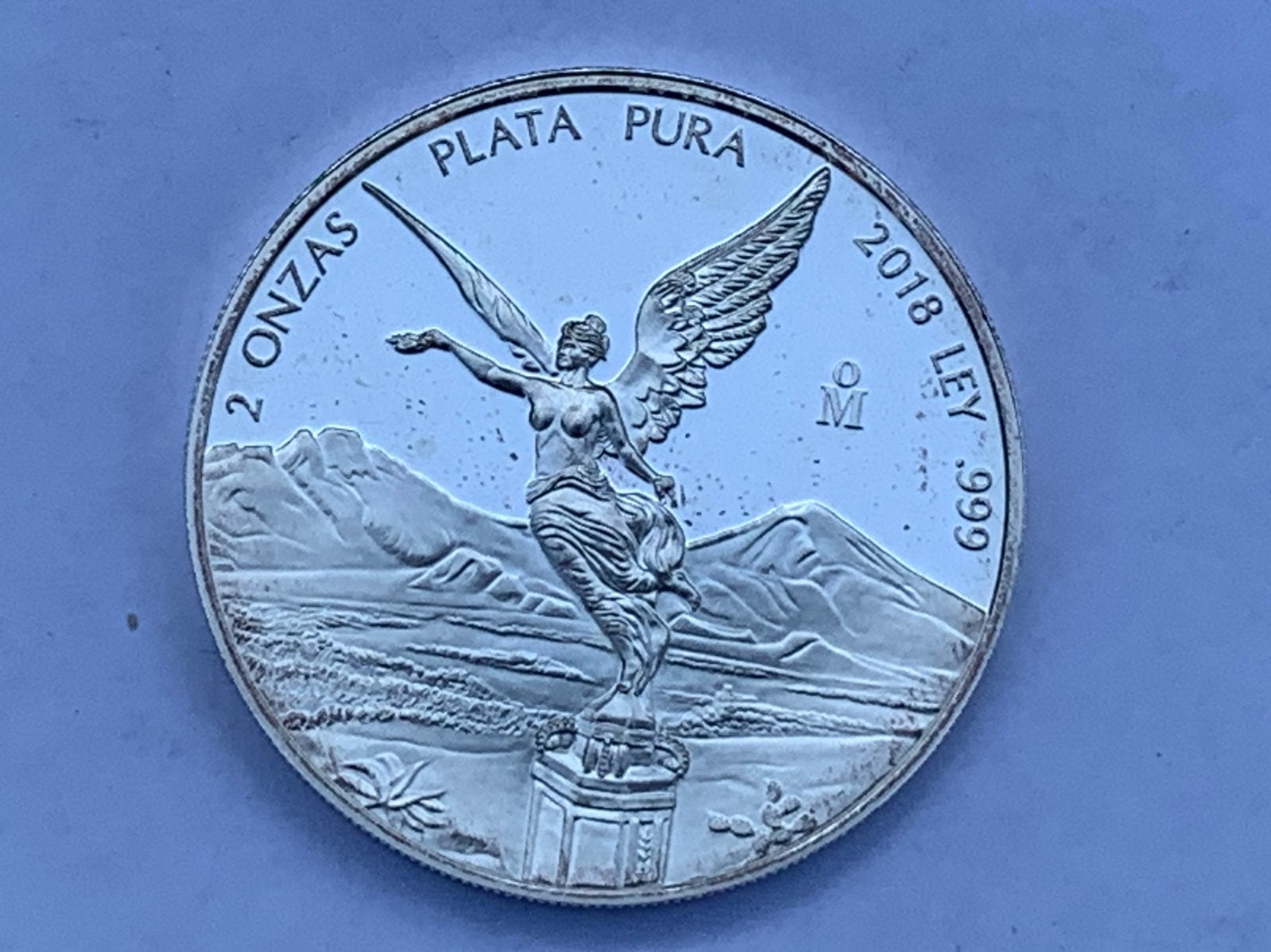 Zilveren libertad 2 oz 2018 PROOF mexico, Ophalen of Verzenden, Zilver