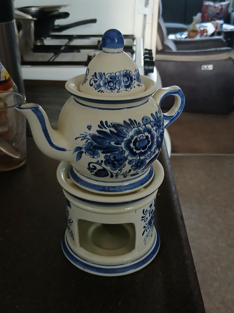 delftsblauwe theepotje, Ophalen of Verzenden, Zo goed als nieuw, Dier
