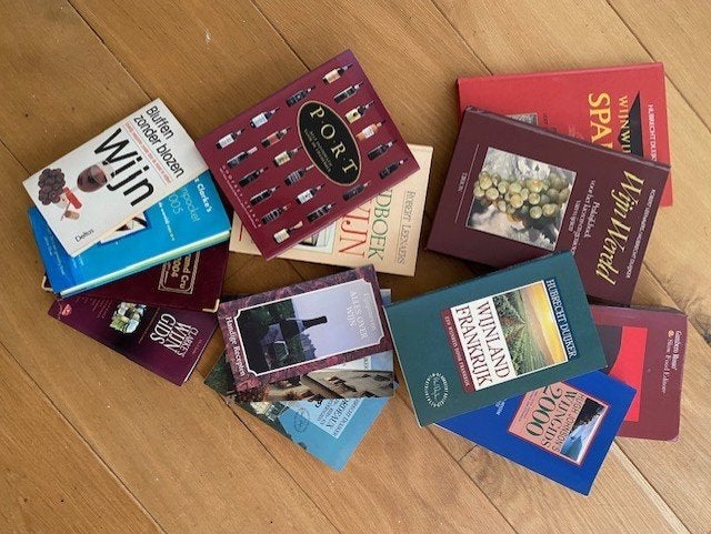 grote verzameling wijnboeken te koop aangeboden, Boeken, Verzenden, Zo goed als nieuw
