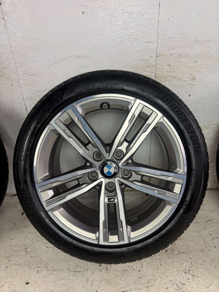 Originele BMW 1 2-Serie velgen 17" 5x112 Style 550M zomerset, Niet ingevuld, Gebruikt, Banden en Velgen, Niet ingevuld