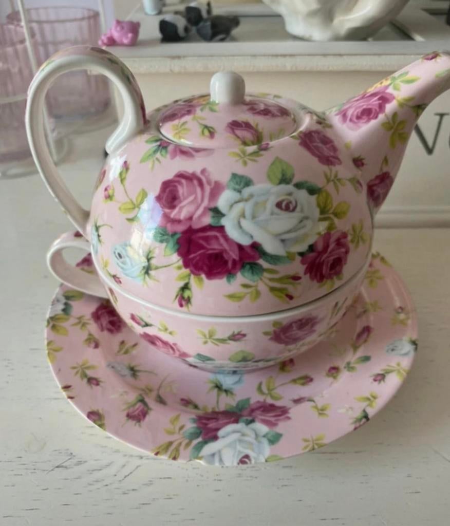Theepot met kopje, Ophalen of Verzenden