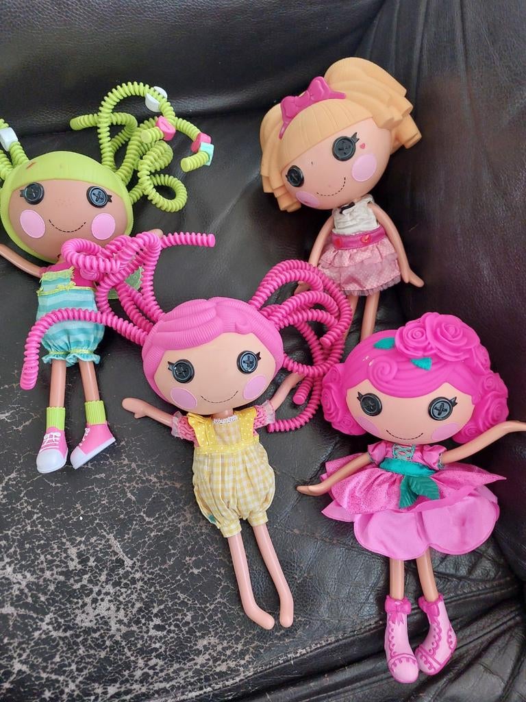 Lalaloopsy poppen set van 4 - diverse kleuren en stijlen, Ophalen of Verzenden, Gebruikt, Overige typen