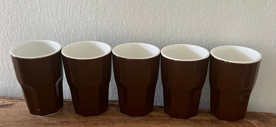 Retro espressokopjes, Ophalen of Verzenden, Zo goed als nieuw, Overige materialen, Overige stijlen